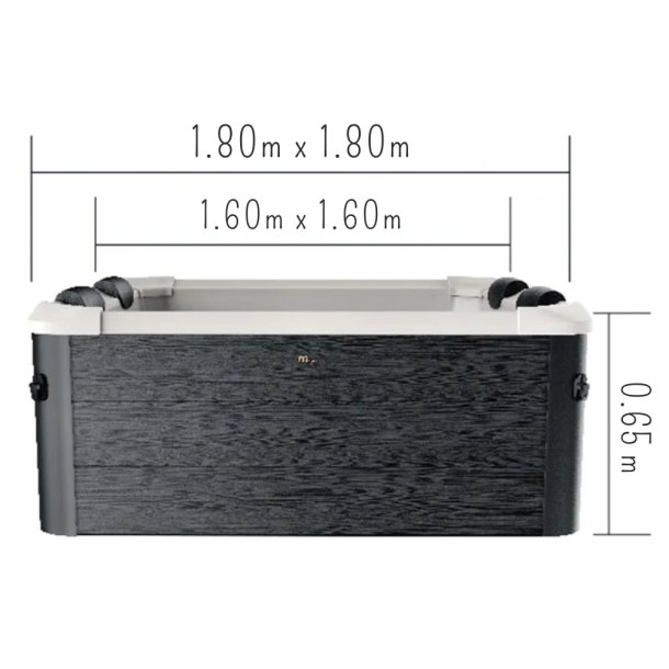 MSpa Oslo XL Aero Plus spa 6 personer med WiFi og hydromassage